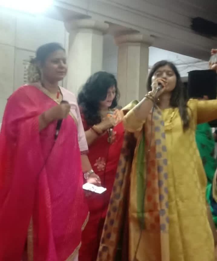 Shri Radha Krishna Naam Sankirtan - Shree Radhe Shyam Bhakti Sarover Trust Seva Pillar